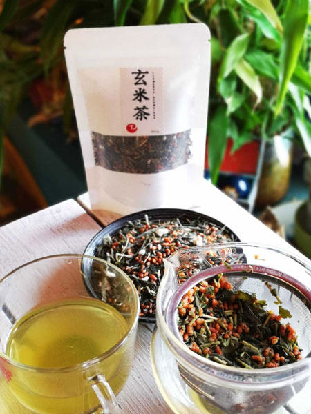 Генмайча Японский зеленый чай с жареным рисом