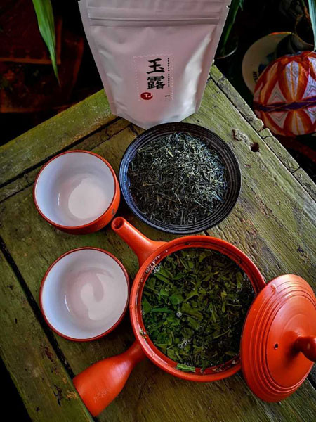 Гекуро затененный Японский зеленый чай