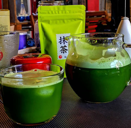 Японский порошковый зеленый чай Матча