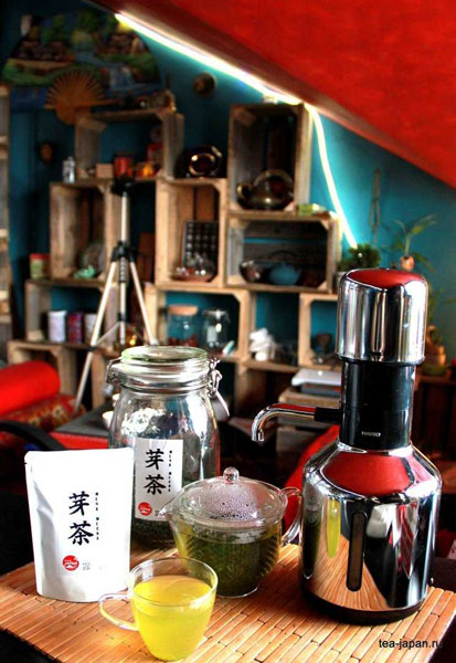 Японский зеленый чай Меча (чайные почки)