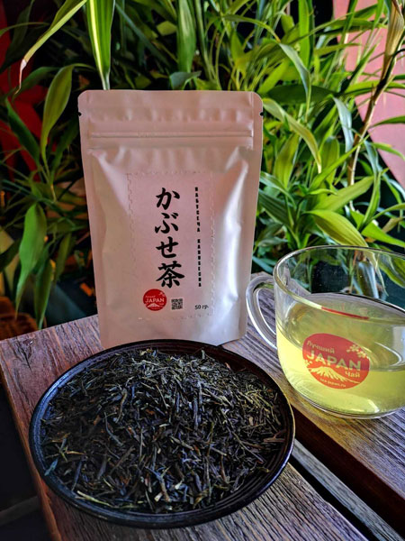 Кабусеча затененный зеленый Японский чай