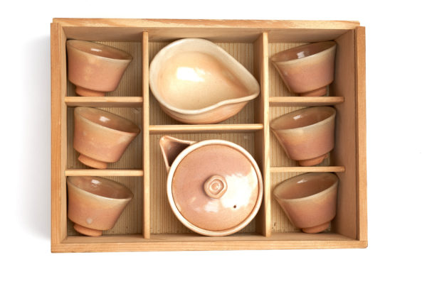 Японский чайник Кюсу набор с чашками для чайной церемонии Токонамэ